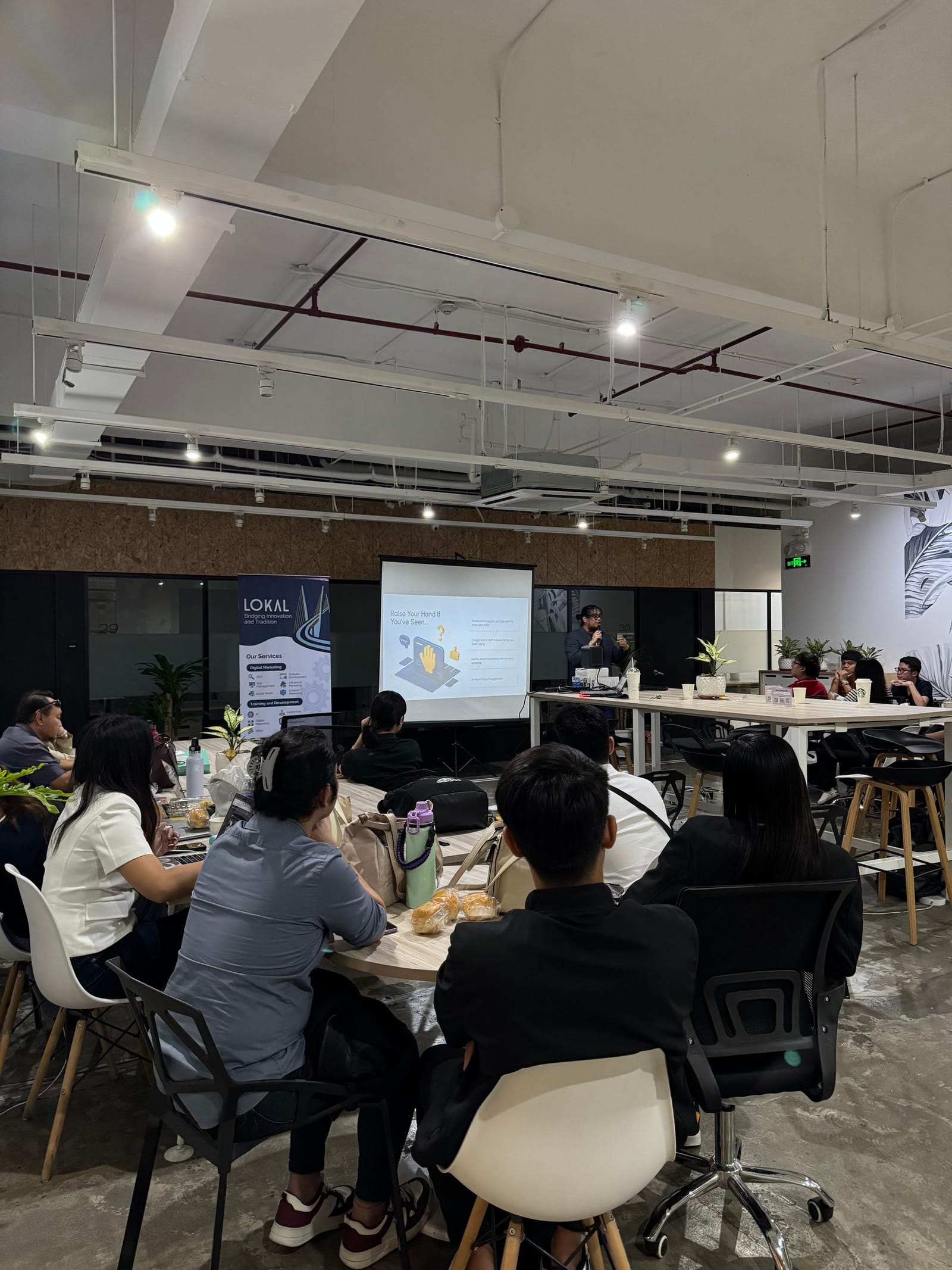 A LOKAL hands-on AI workshop with a client team