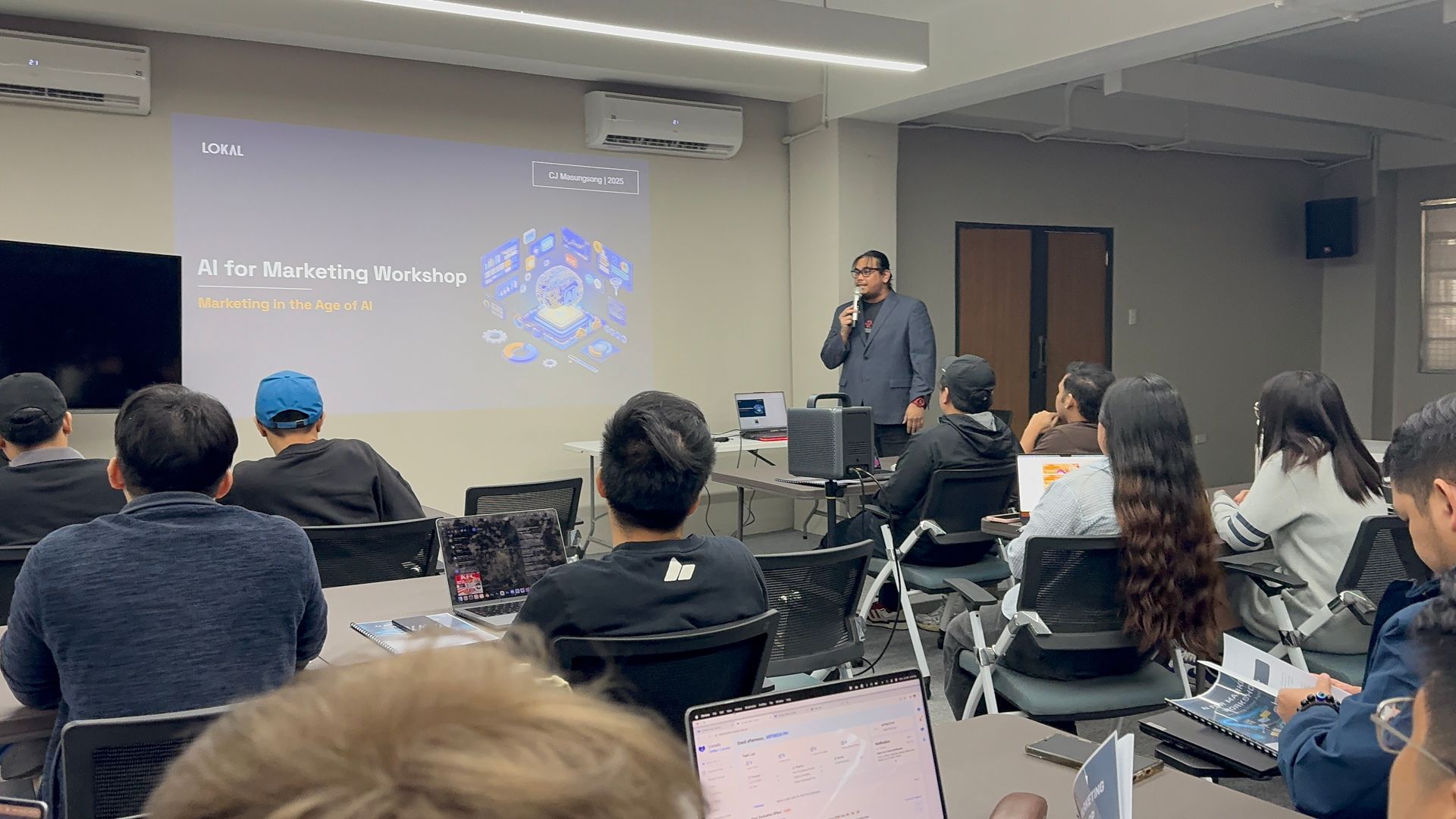 A LOKAL corporate AI training in Metro Manila