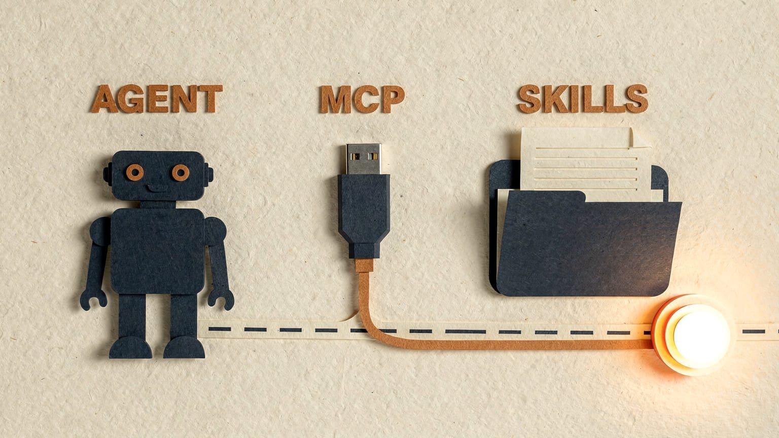 The 3-Word AI Stack: Agents, MCP & Skills, Explained guide cover