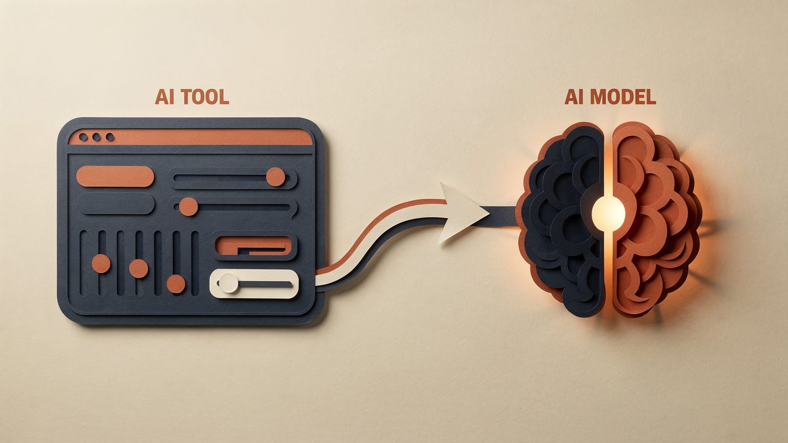 AI Tools vs AI Models: What’s the Difference? guide cover